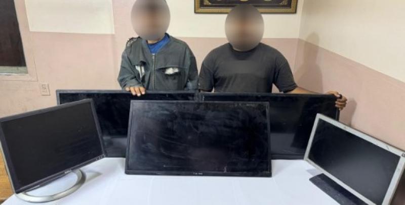 سقوط عاطل وتاجر خردة لسرقتهما أجهزة منزلية من داخل المساكن بمنشأة ناصر