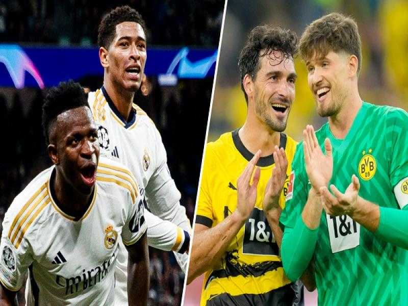 الليلة.. مواجهة نارية بين ريال مدريد وبوروسيا دورتموند في نهائي دوري الأبطال