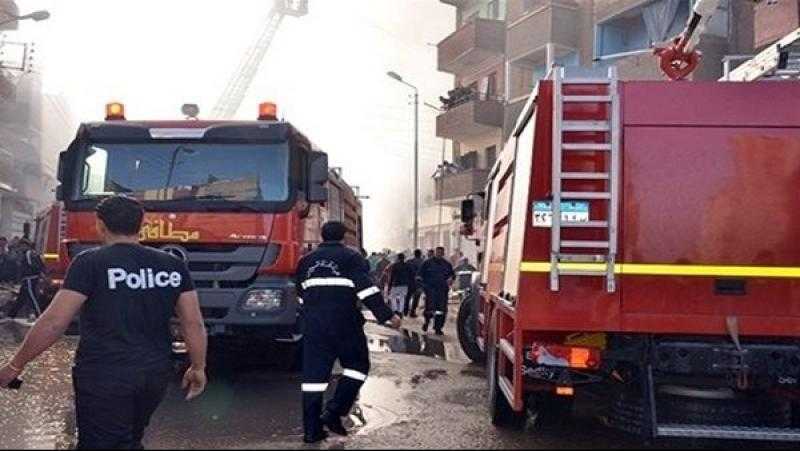 ماس كهربائي يتسبب في حريق كشك تذاكر كلية الأسنان بجامعة طنطا