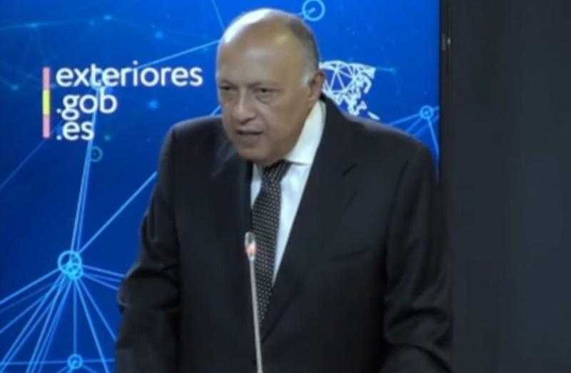 شكري: نتطلع إلى حل القضية الفلسطينية على أساس حل الدولتين وإقامة الدولة المستقلة على حدود 67 وعاصمتها القدس