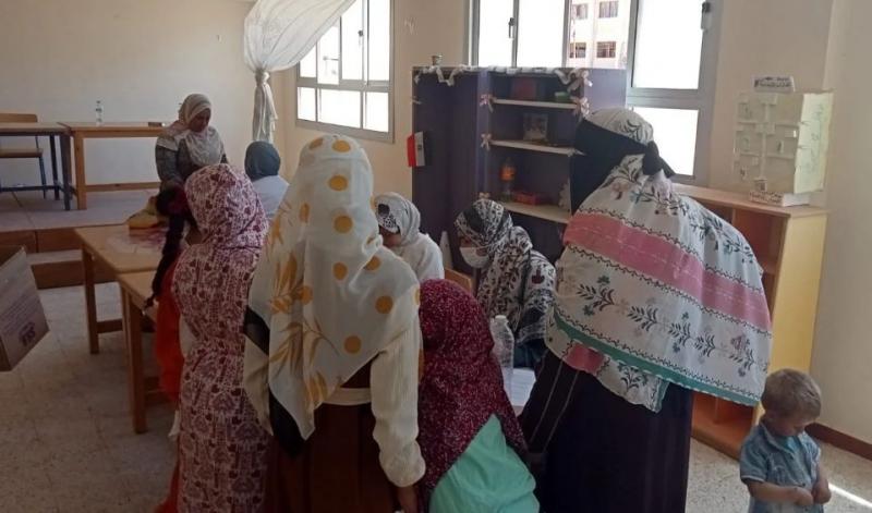 جامعة القناة تنظم قافلة طبية بقرية ”جلبانة” بالإسماعيلية وتعالج 652 مواطنا