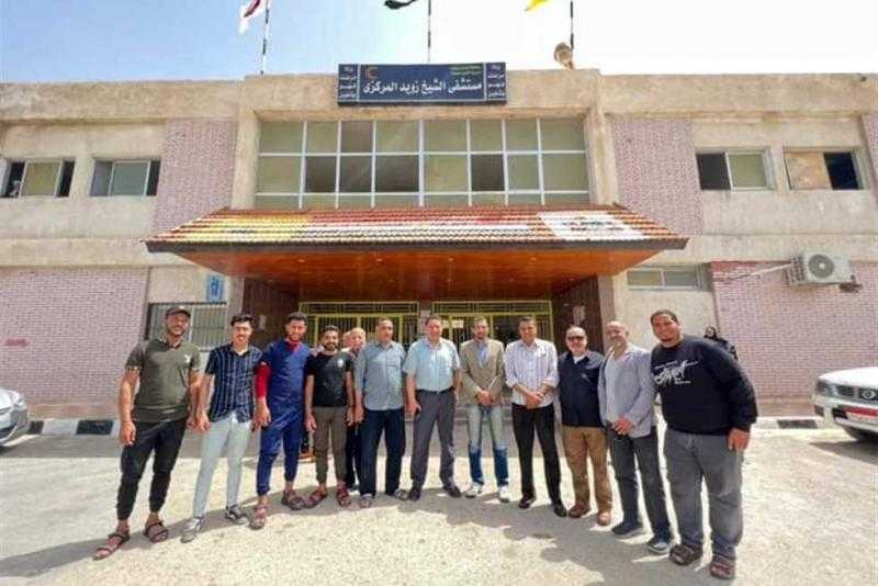 مدير صحة شمال سيناء يتفقد مستشفى نخل المركزي بوسط سيناء
