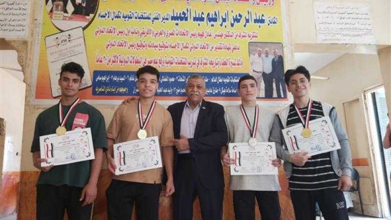 أبطال كمال الأجسام بالدقهلية يحصدون المراكز الأولى ببطولة كأس مصر