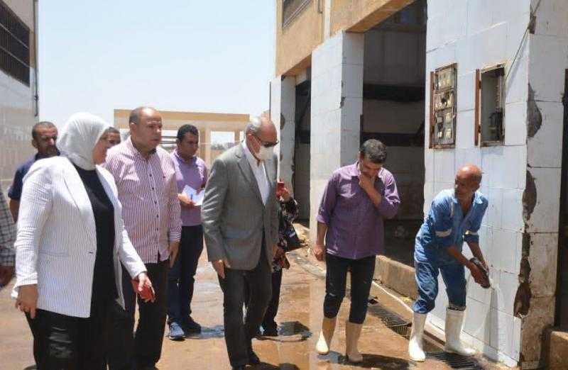 محافظ القليوبية يتابع استعدادات المجازر لعيد الأضحى