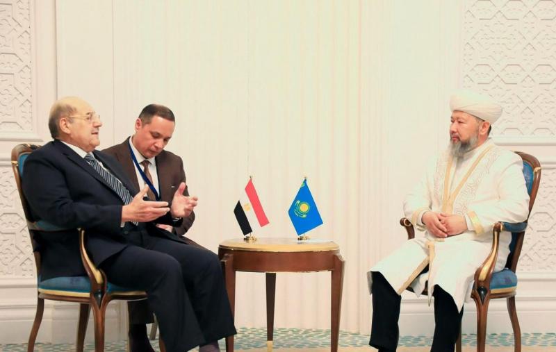 تفاصيل زيارة رئيس مجلس الشيوخ لمفتي كازاخستان