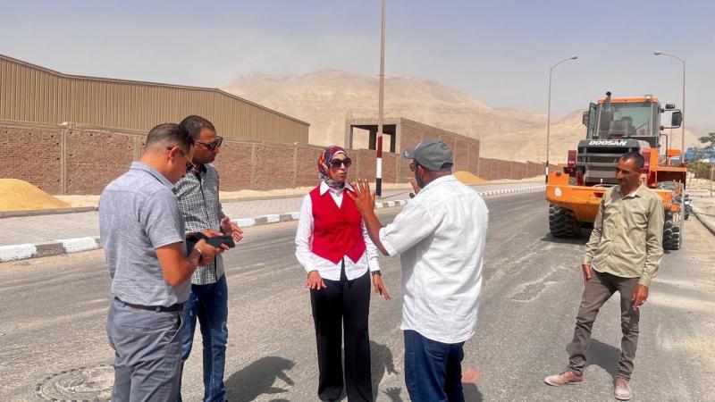رؤساء أجهزة مدن السويس والشيخ زايد والشروق يتفقدون أعمال رفع الكفاءة والتطوير