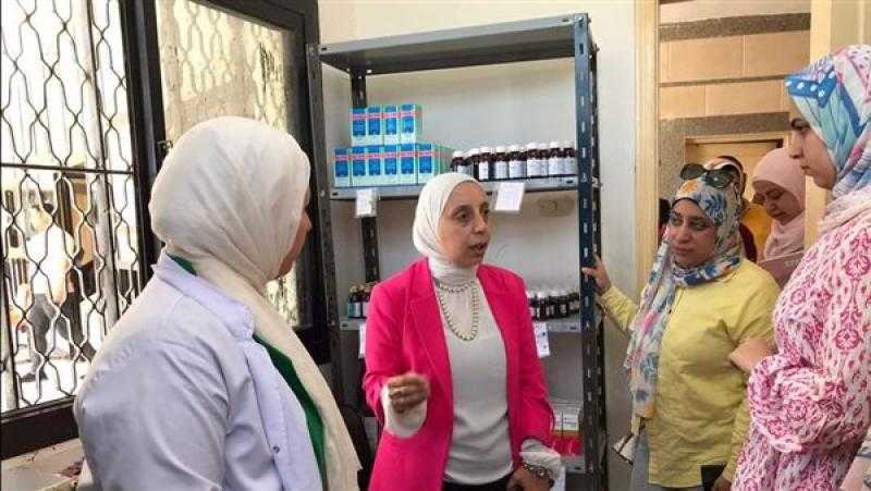 وكيل صحة الإسماعيلية تتفقد انتظام سير العمل بعيادة الجلدية ووحدة طوسون الصحية