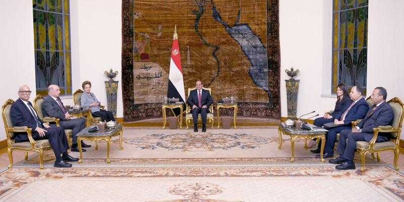 الرئيس السيسي يستقبل رئيسة بنك التنمية الجديد.. تفاصيل