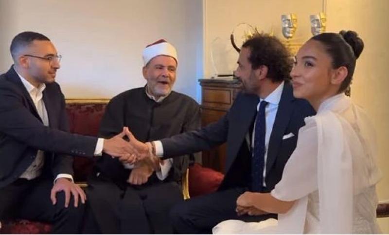 عقد قران سلمى أبو ضيف وسط الأهل والأصدقاء.. صور