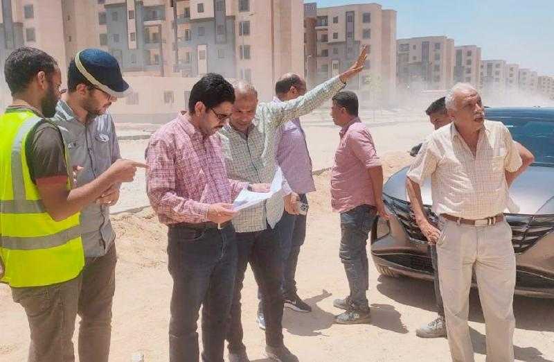 رئيس جهاز العبور الجديدة يتفقد عمارات المبادرة الرئاسية ”سكن لكل المصريين” بالحي الـ1