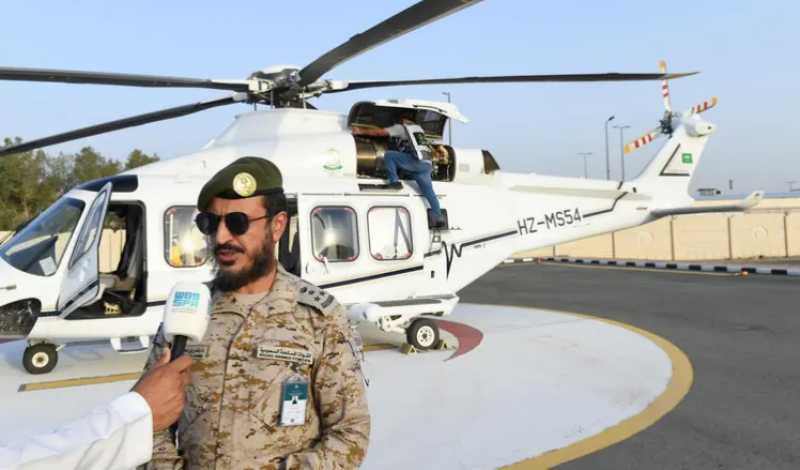 الخدمات الصحية بوزارة الدفاع تقدم خدمة الإسعاف الجوي خلال موسم الحج