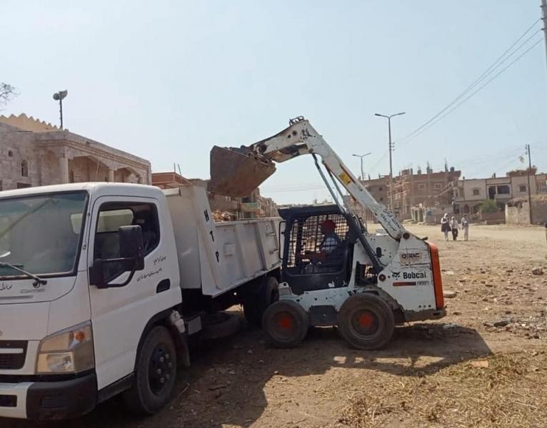 التخلص من 3290 طن قمامة في محافظة الغربية