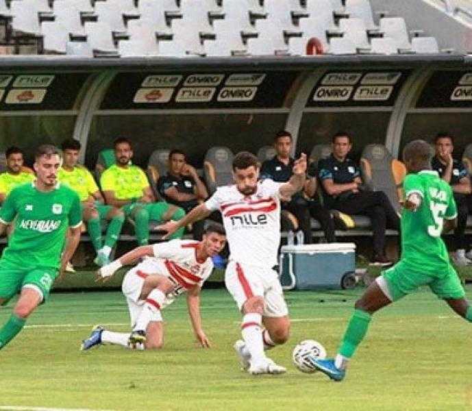 المصرى يفوز على الزمالك 2 / 1 فى مباراة مثيرة