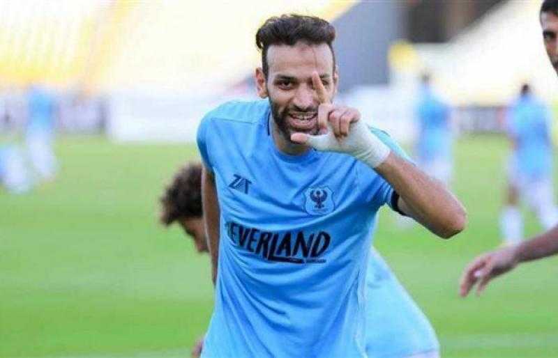 المصري يستعيد خدمات ميدو جابر أمام سيراميكا في الدوري