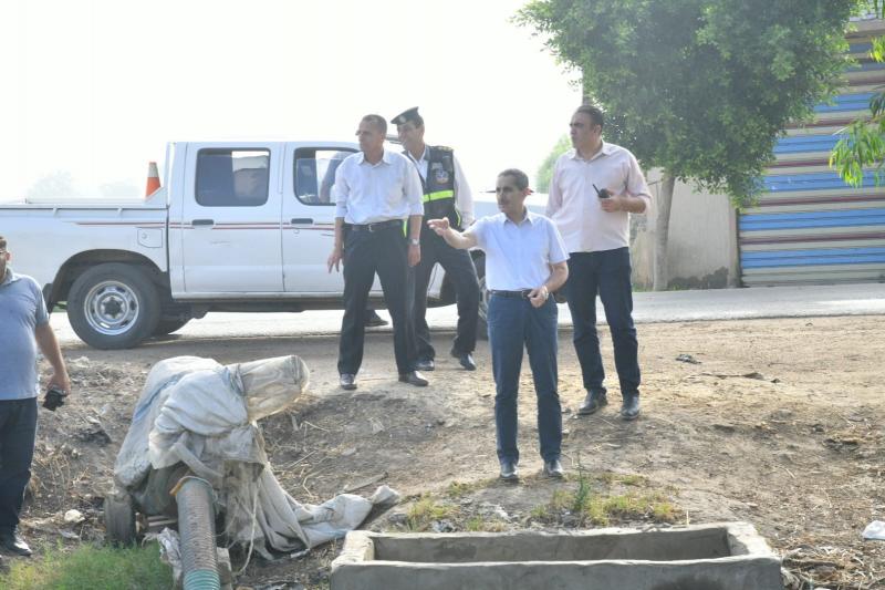 محافظ الغربية يتفقد أعمال النظافة ورفع الإشغالات على الطرق السريعة والمحاور الرئيسية