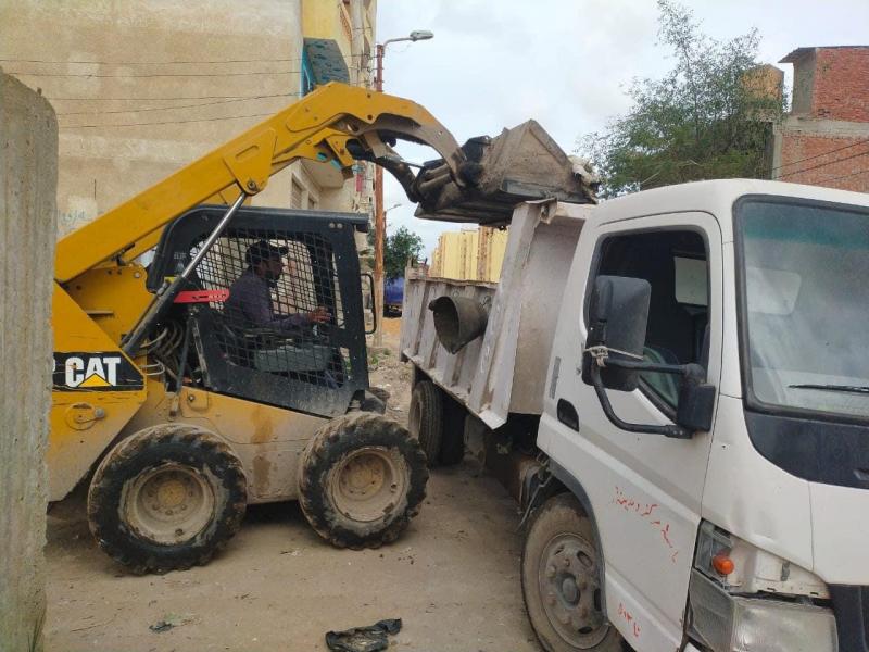 محافظة الغربية تزيل 5700 طن قمامة من المراكز والأحياء