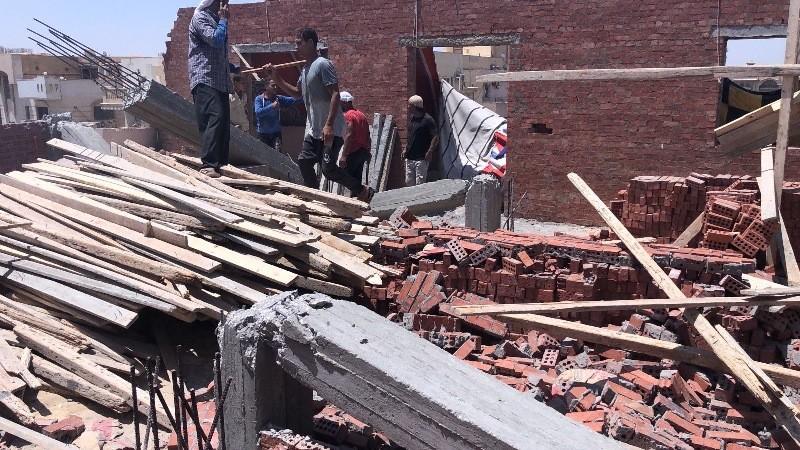 إزالة 10 تعديات على الزراعات وبناء مخالف في الغربية