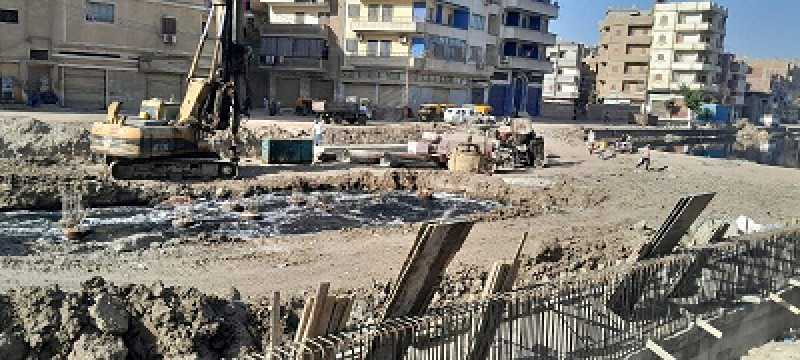 الشرقية: غلق وتأمين موقع أعمال الإحلال والتجديد والتغطية بمصرف بلبيس العمومي