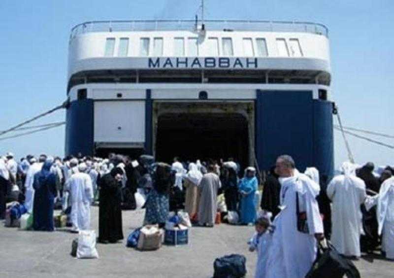 خلال 8 رحلات للعبارة آيلة.. ميناء نويبع البحري يستقبل 4 آلاف حاج و92 حافلة