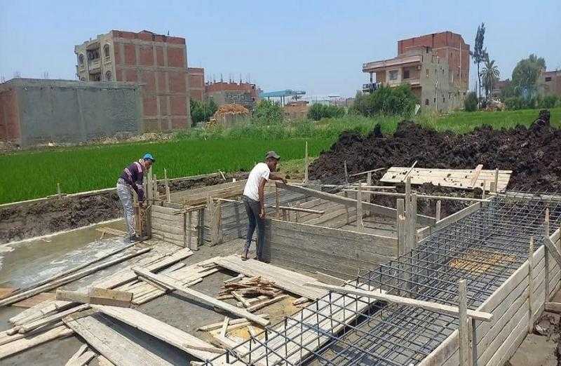 إزالة تعديات على الزراعات وبناء مخالف في الغربية