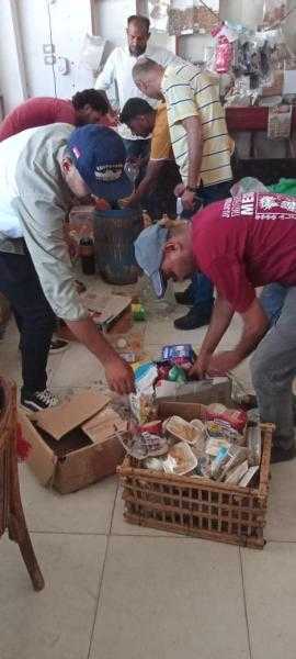 إعدام 485 كيلو مواد غذائية غير صالحة للاستهلاك الآدمي بدمياط
