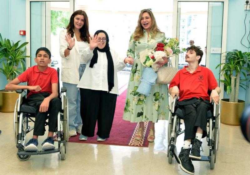 تكريم ليلى علوي وغادة عادل في احتفالية مركز راشد لأصحاب الهمم