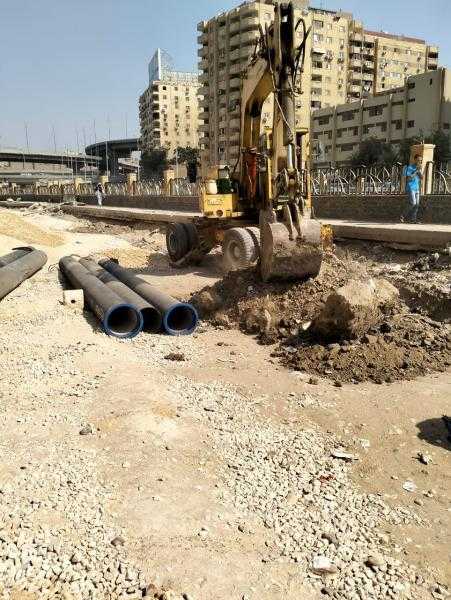 محافظ الجيزة يعلن بدء تنفيذ خط مياه لإنهاء مشكلة الانقطاعات بمنطقة الطوابق فيصل