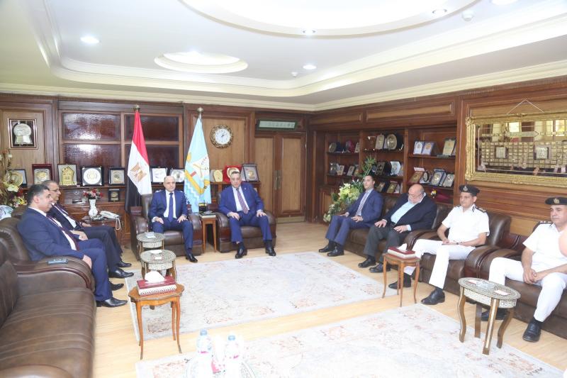 محافظ كفر الشيخ يستقبل مساعد وزير الداخلية لتقديم التهنئة بمناسبة توليه مهام عمله