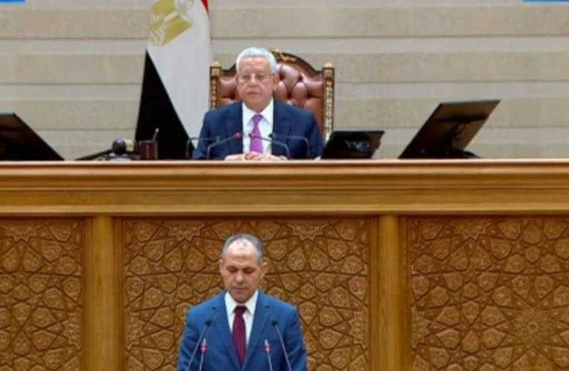 مجلس النواب يتلو القرار الرئاسي 258 الخاص بتشكيل الحكومة الجديدة