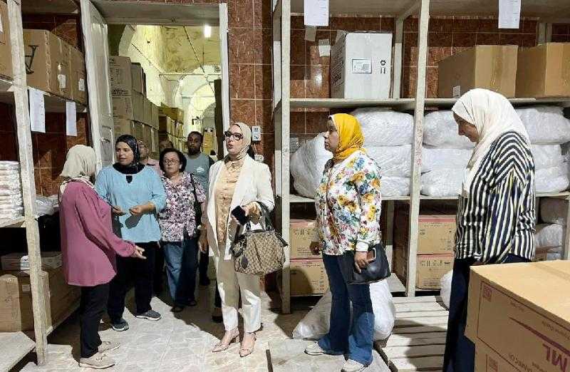 وكيل وزارة الصحة بالإسكندرية تتفقد مخازن الأدوية والمستلزمات الطبية