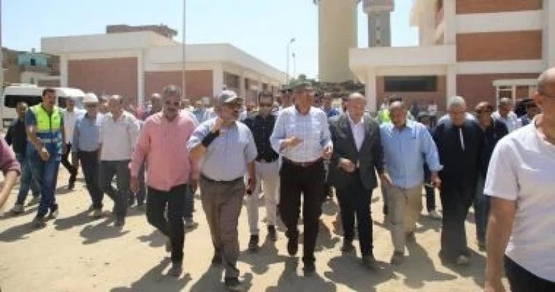 محافظ الجيزة: تنفيذ المرحلة الثانية لتوسعات محطة مياه الشرب بمنشأة القناطر