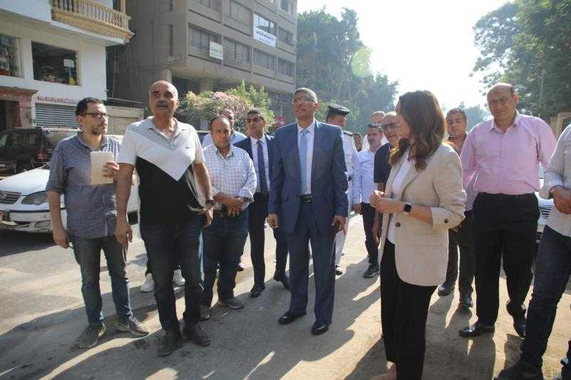 محافظ الجيزة : تطوير ورفع كفاءة ميدان عثمان بن عفان بالدقي