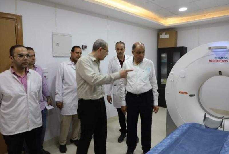 محافظ المنيا يتفقد مستشفيات مغاغة