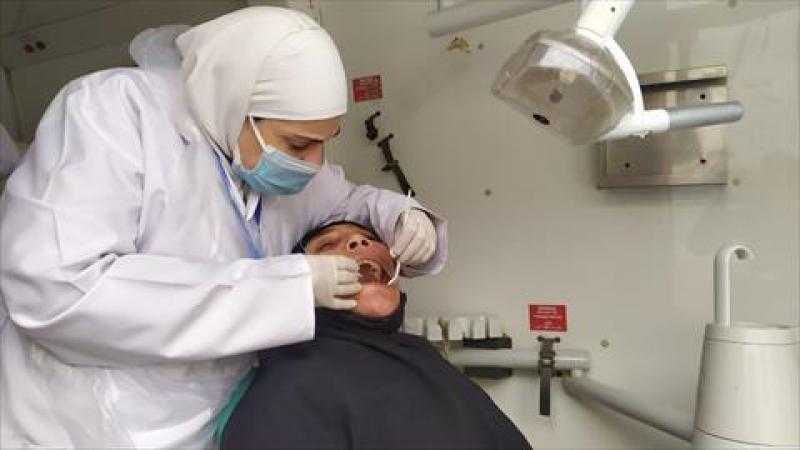قافلة طبية مجانية للكشف المبكر عن الأمراض المزمنة بميت غمر ضمن ”حياة كريمة”
