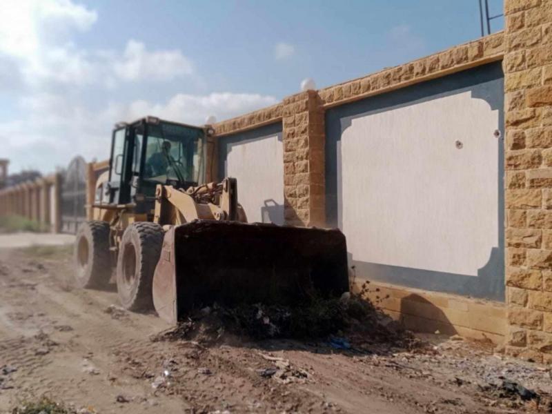 محافظ كفر الشيخ يأمر برفع مستوى النظافة ورفع كفاءة شوارع منطقة المرور الجديد في بلطيم