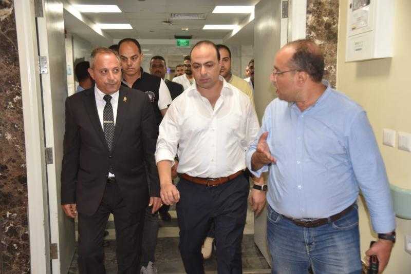 محافظ بورسعيد يوجه الشكر للأطقم الطبية ورجال الحماية المدنية بعد السيطرة على تسريب بأسطوانة ”أيروسول”