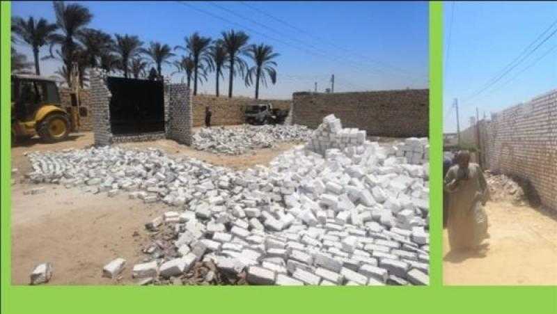 محافظة الجيزة تزيل تعديات على37 ألف متر من أملاك الدولة بالعياط