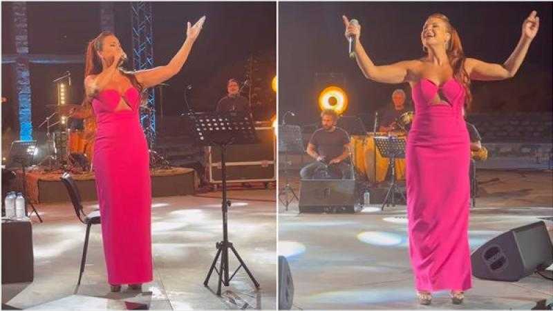 كارول سماحة تشعل حفل مهرجان الحمامات في تونس