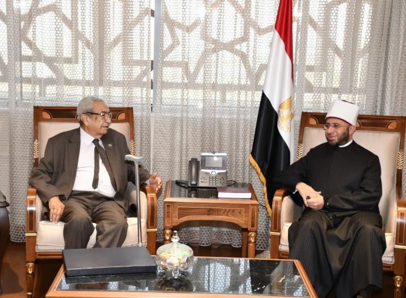 وزير الأوقاف يستقبل وفد «الأوقاف القبطية» ووكيل ”دينية النواب” لبحث التعاون المشترك
