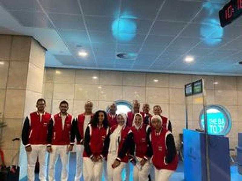 الفوج الأول من بعثة مصر في الأولمبياد يطير إلى باريس