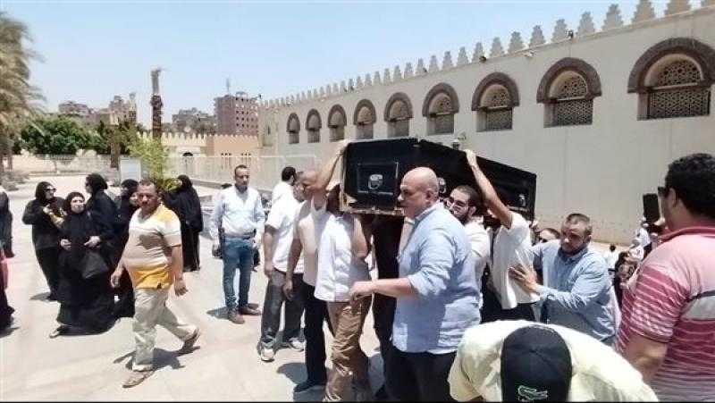تشييع جثمان أحمد فرحات من مسجد عمرو بن العاص