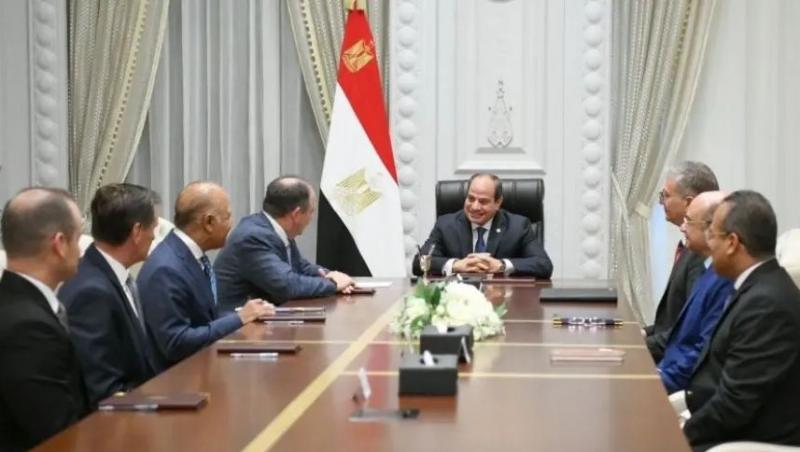 دلالات اجتماع الرئيس السيسي مع رئيس شركة أباتشي.. فيديو