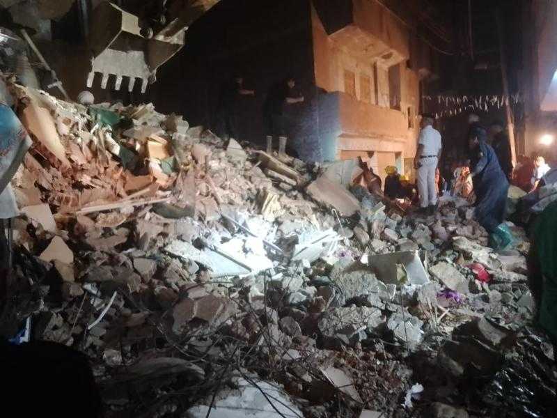 ارتفاع عدد ضحايا ‏انهيار عقار قديم بالمحلة الكبرى إلى 7.. ومحافظ الغربية يكشف سبب الكارثة