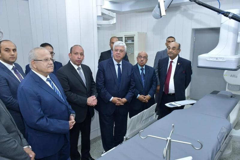 افتتاح أحدث وحدة قسطرة أوعية دموية طرفية فى الشرق الأوسط بمستشفيات جامعة القاهرة
