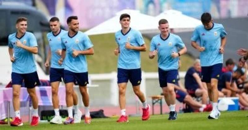 منتخب إسبانيا الأولمبى يبدأ الاستعداد لمواجهة مصر فى أولمبياد باريس