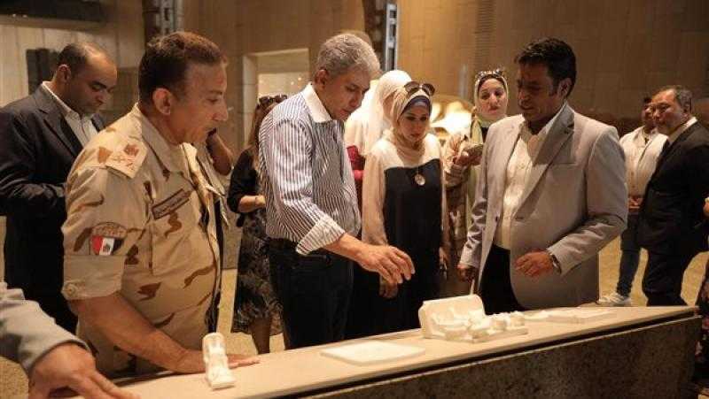 وزير السياحة والآثار يتابع آخر تطورات ومستجدات موقف أعمال المتحف المصري الكبير
