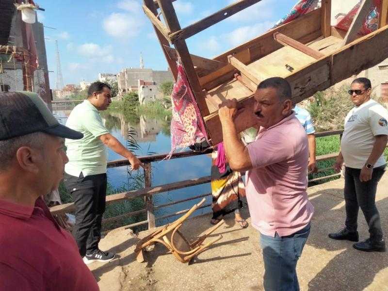 محافظ كفر الشيخ يتابع جهود حملات إزالة الإشغالات بالحامول