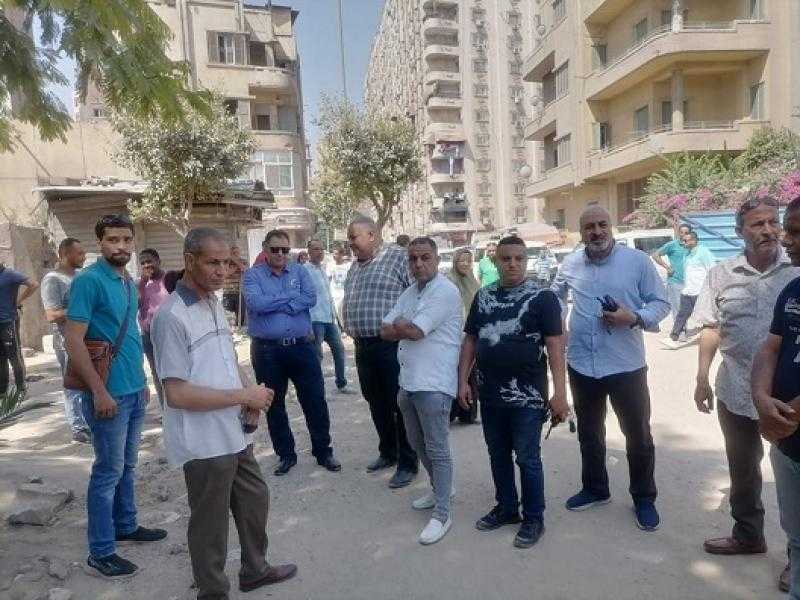 نائب محافظ القاهرة يوجه برفع كفاءة ميدان حدائق القبة وتكثيف أعمال النظافة