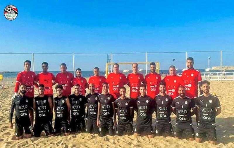 منتخب الشاطئية يختتم معسكره التدريبى استعدادا لكأس الأمم الأفريقية