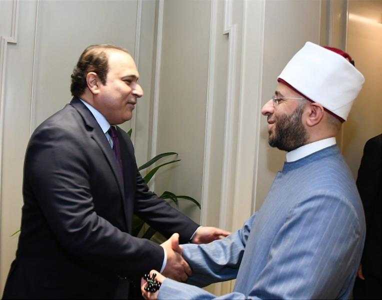 وزير الأوقاف يستقبل الأمين العام لمركز الملك عبد الله العالمي للحوار بين أتباع الأديان والثقافات «كايسيد»